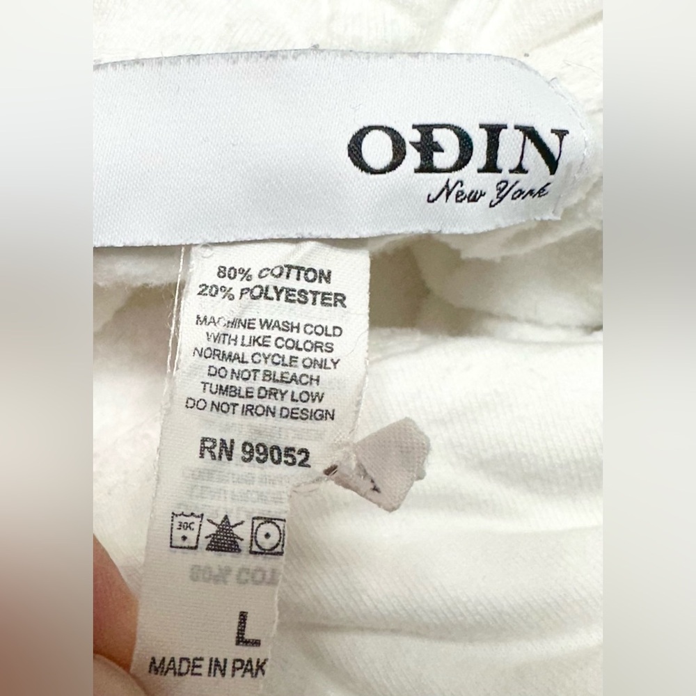Odin New York White Lil Devil Graphic Hoodie - Picture 9 of 9